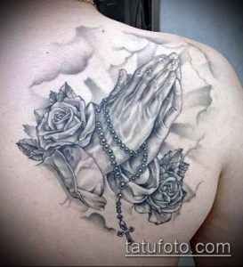 Фото тату руки молитва - 12062017 - пример - 042 Tattoo hands prayer