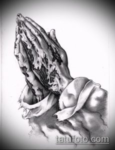 Фото тату руки молитва - 12062017 - пример - 044 Tattoo hands prayer
