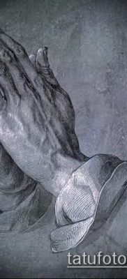 Фото тату руки молитва — 12062017 — пример — 114 Tattoo hands prayer