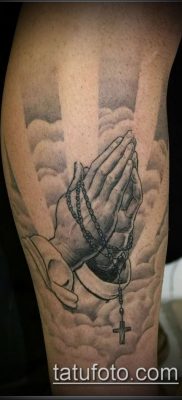 Фото тату руки молитва — 12062017 — пример — 118 Tattoo hands prayer