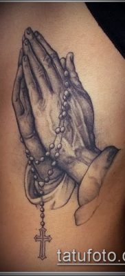 Фото тату руки молитва — 12062017 — пример — 126 Tattoo hands prayer