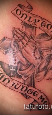 Фото тату руки молитва — 12062017 — пример — 128 Tattoo hands prayer