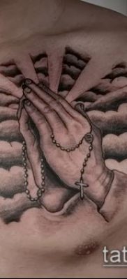 Фото тату руки молитва — 12062017 — пример — 129 Tattoo hands prayer