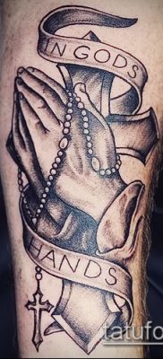 Фото тату руки молитва — 12062017 — пример — 131 Tattoo hands prayer