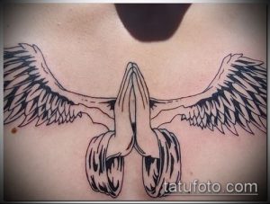 Фото тату руки молитва - 12062017 - пример - 139 Tattoo hands prayer