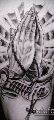 Фото тату руки молитва — 12062017 — пример — 142 Tattoo hands prayer