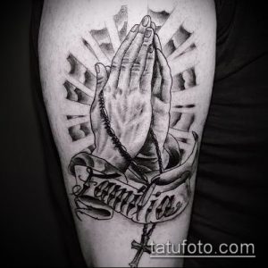 Фото тату руки молитва - 12062017 - пример - 142 Tattoo hands prayer