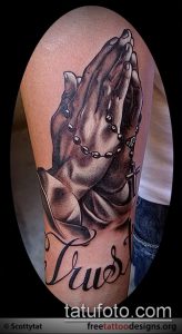 Фото тату руки молитва - 12062017 - пример - 144 Tattoo hands prayer