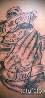 Фото тату руки молитва — 12062017 — пример — 154 Tattoo hands prayer