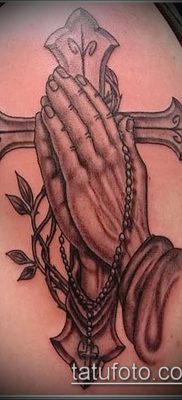 Фото тату руки молитва — 12062017 — пример — 159 Tattoo hands prayer