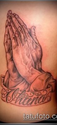 Фото тату руки молитва — 12062017 — пример — 161 Tattoo hands prayer