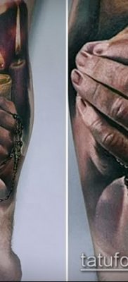 Фото тату руки молитва — 12062017 — пример — 164 Tattoo hands prayer