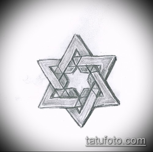 ЭСКИЗ ТАТУ ЗВЕЗДА ДАВИДА — 07062017 — пример — 009 TATTOO Star of David