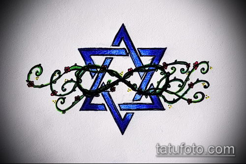 ЭСКИЗ ТАТУ ЗВЕЗДА ДАВИДА — 07062017 — пример — 010 TATTOO Star of David._64