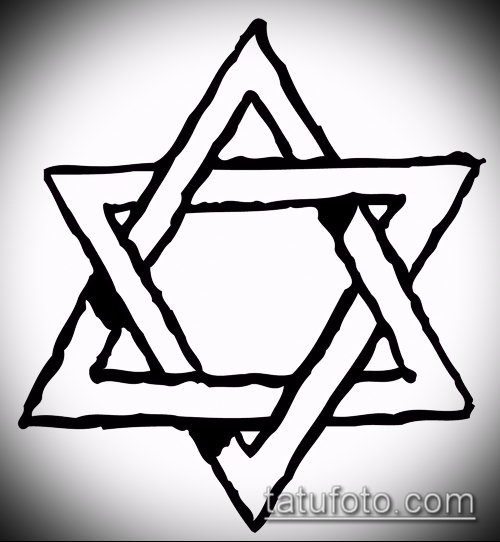 ЭСКИЗ ТАТУ ЗВЕЗДА ДАВИДА — 07062017 — пример — 019 TATTOO Star of David