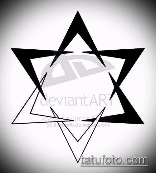 ЭСКИЗ ТАТУ ЗВЕЗДА ДАВИДА — 07062017 — пример — 023 TATTOO Star of David