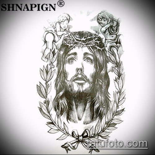 Эскиз для тату Иисуса Христа — 07062017 — пример — 011 SKETCHES tattoo of Jesus Christ._203