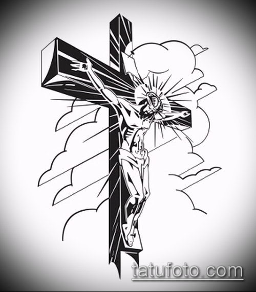 Эскиз для тату Иисуса Христа — 07062017 — пример — 019 SKETCHES tattoo of Jesus Christ