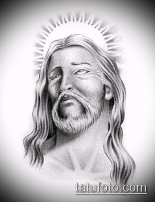 Эскиз для тату Иисуса Христа — 07062017 — пример — 021 SKETCHES tattoo of Jesus Christ._44