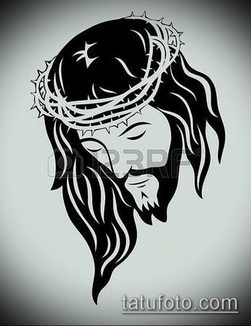 Эскиз для тату Иисуса Христа — 07062017 — пример — 031 SKETCHES tattoo of Jesus Christ._224