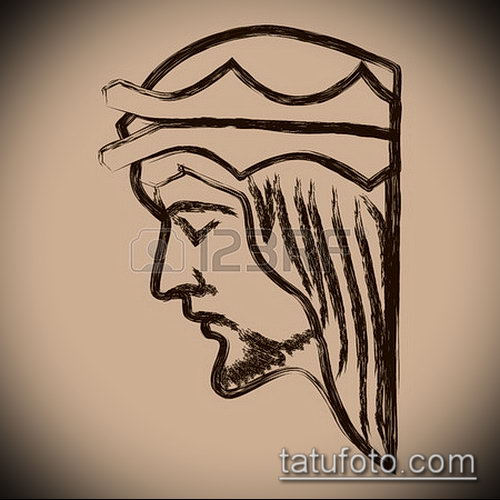 Эскиз для тату Иисуса Христа — 07062017 — пример — 033 SKETCHES tattoo of Jesus Christ._285