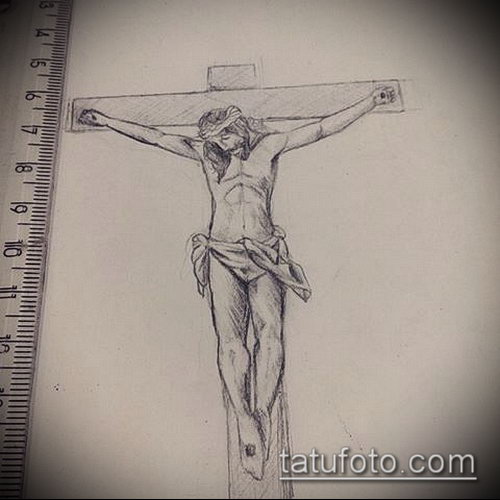 Эскиз для тату Иисуса Христа — 07062017 — пример — 056 SKETCHES tattoo of Jesus Christ.tattoo)—Instagram-photos-and-videos_165