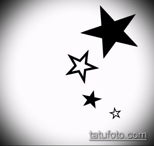 Эскиз тату звезды на ключице — 07062017 — пример — 043 tattoo stars on the collarbone.com_171