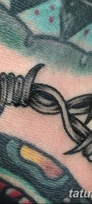 фото тату колючая проволока от 26.07.2017 №001 — Tattoo barbed wire_tatufoto.com