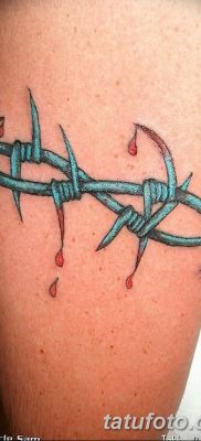фото тату колючая проволока от 26.07.2017 №006 — Tattoo barbed wire_tatufoto.com