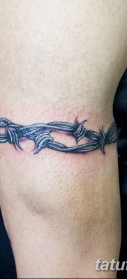 фото тату колючая проволока от 26.07.2017 №007 — Tattoo barbed wire_tatufoto.com