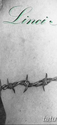 фото тату колючая проволока от 26.07.2017 №019 — Tattoo barbed wire_tatufoto.com