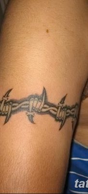 фото тату колючая проволока от 26.07.2017 №039 — Tattoo barbed wire_tatufoto.com