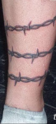 фото тату колючая проволока от 26.07.2017 №046 — Tattoo barbed wire_tatufoto.com