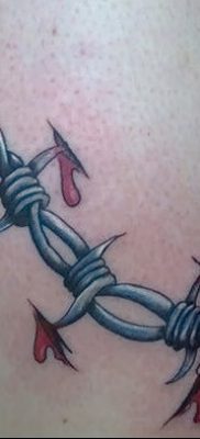 фото тату колючая проволока от 26.07.2017 №077 — Tattoo barbed wire_tatufoto.com