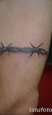фото тату колючая проволока от 26.07.2017 №078 — Tattoo barbed wire_tatufoto.com