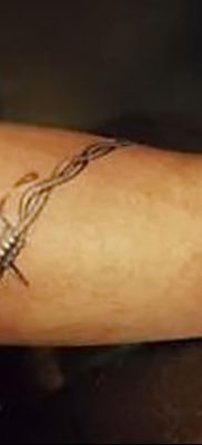 фото тату колючая проволока от 26.07.2017 №084 — Tattoo barbed wire_tatufoto.com