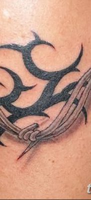 фото тату колючая проволока от 26.07.2017 №085 — Tattoo barbed wire_tatufoto.com