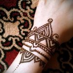 Фото браслет хной - 19072017 - пример - 025 Bracelet with henna