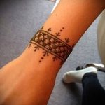 Фото браслет хной - 19072017 - пример - 027 Bracelet with henna
