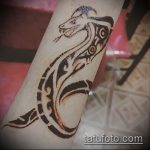 Фото змея хной - 21072017 - пример - 014 Snake with henna