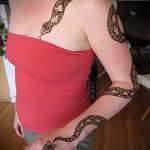 Фото змея хной - 21072017 - пример - 018 Snake with henna