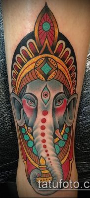 Фото тату Ганеша — 21072017 — пример — 001 Ganesha tattoo