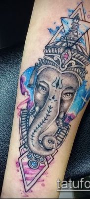 Фото тату Ганеша — 21072017 — пример — 005 Ganesha tattoo