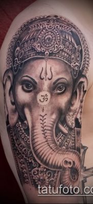 Фото тату Ганеша — 21072017 — пример — 006 Ganesha tattoo