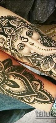 Фото тату Ганеша — 21072017 — пример — 008 Ganesha tattoo
