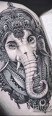 Фото тату Ганеша — 21072017 — пример — 009 Ganesha tattoo