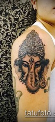 Фото тату Ганеша — 21072017 — пример — 012 Ganesha tattoo