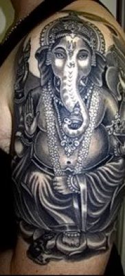 Фото тату Ганеша — 21072017 — пример — 013 Ganesha tattoo