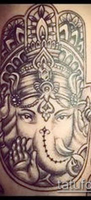 Фото тату Ганеша — 21072017 — пример — 014 Ganesha tattoo