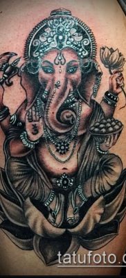 Фото тату Ганеша — 21072017 — пример — 017 Ganesha tattoo